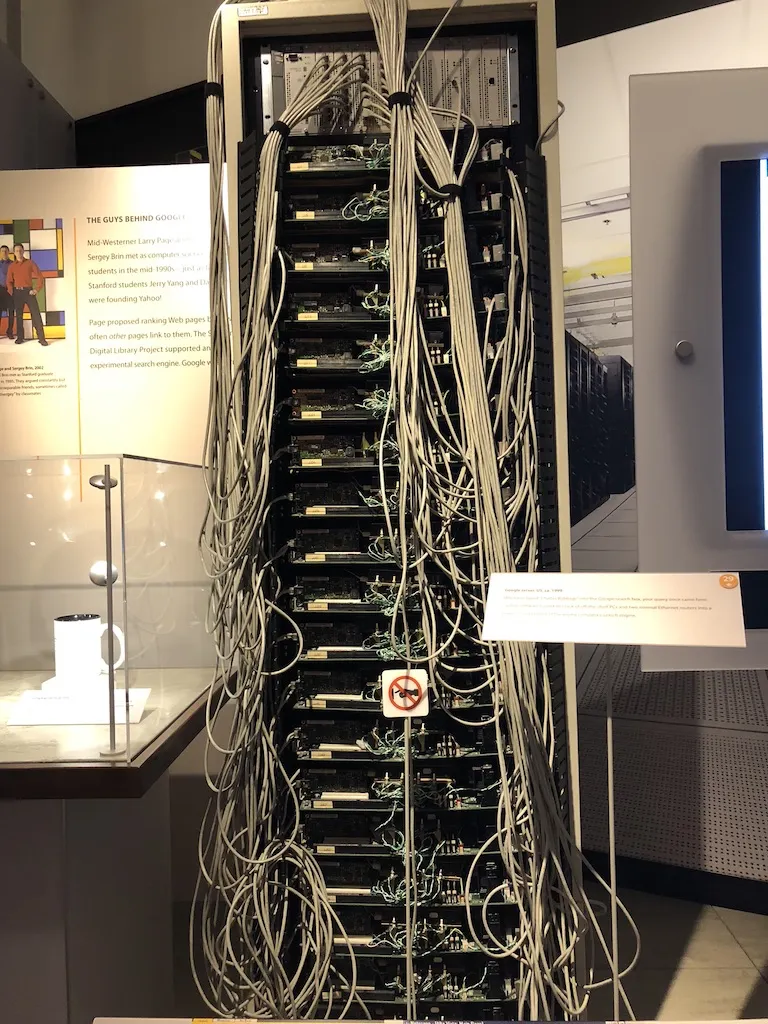 Google's first server rack